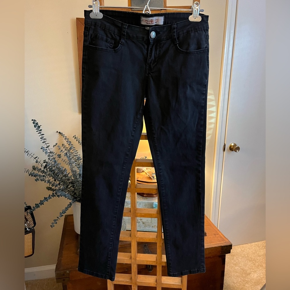 Iris Jeans - Modern Vintage No.7 - black denim cotton/spandex sz9